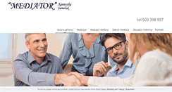 Desktop Screenshot of mediator-sameluk.pl